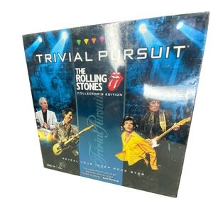 Trivial Pursuit The Rolling Stones Collector Edition Board Game Rock New Sealed